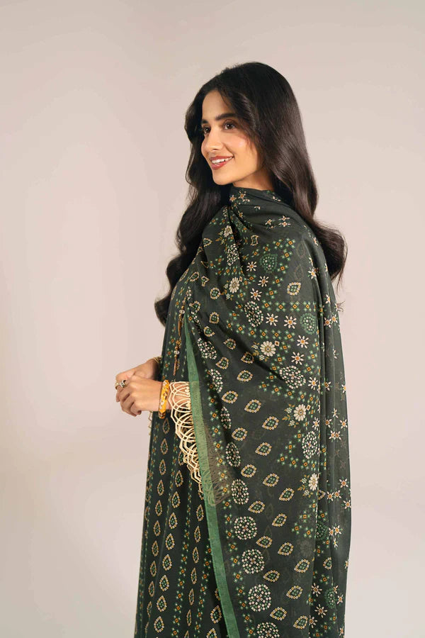 BIN-TE-NAAZ 3PC LAWN NISHAT