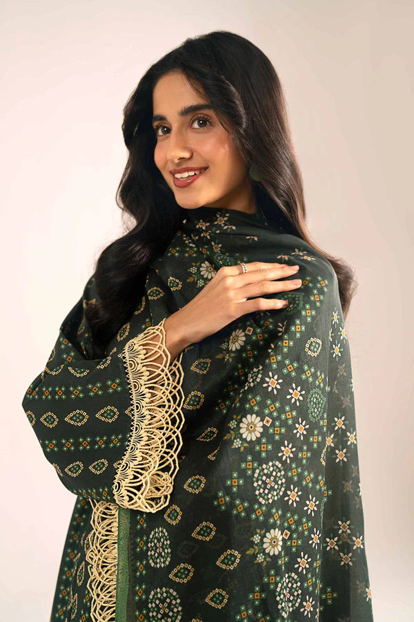 BIN-TE-NAAZ 3PC LAWN NISHAT