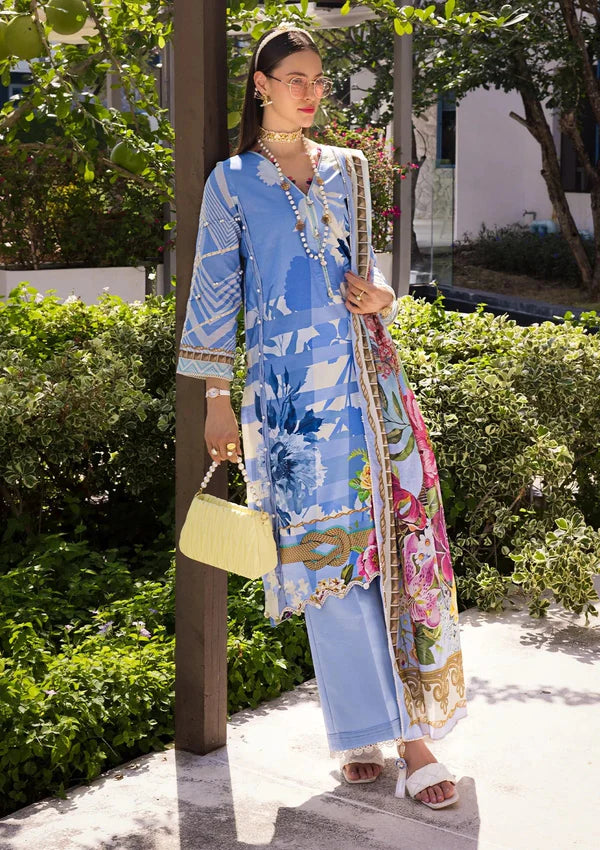 01B DARIS - Digital Prints Lawn Collection