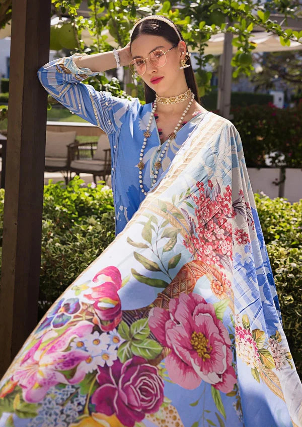 01B DARIS - Digital Prints Lawn Collection