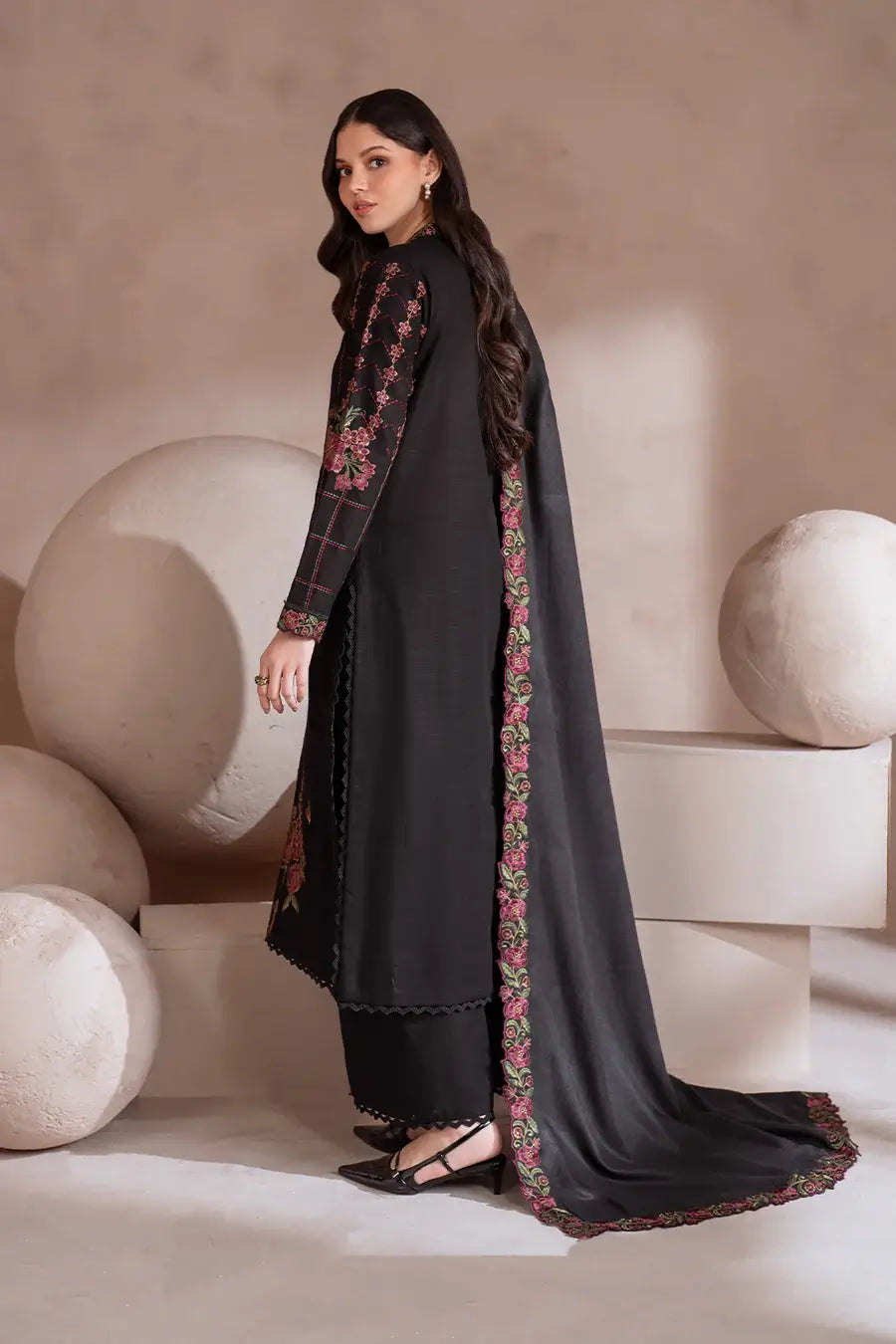 UE-365 Embroidered Khaddar