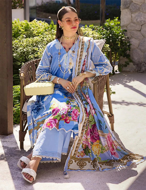 01B DARIS - Digital Prints Lawn Collection