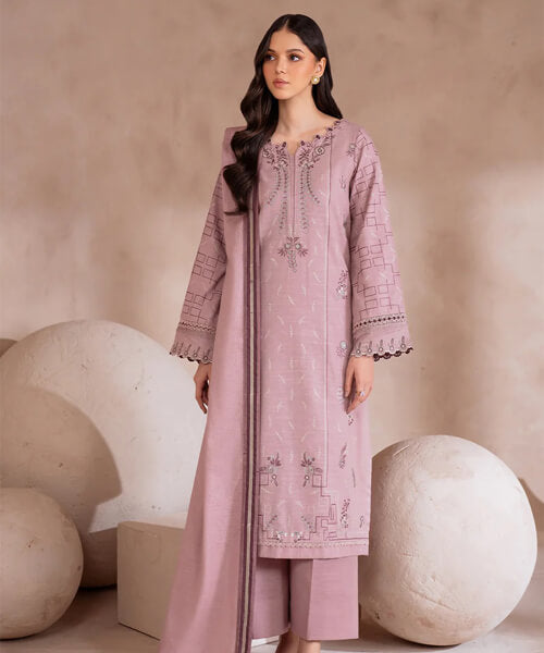 UE-371 Embroidered Khaddar